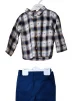 Детский костюм с рубашкой в клеточку - 1