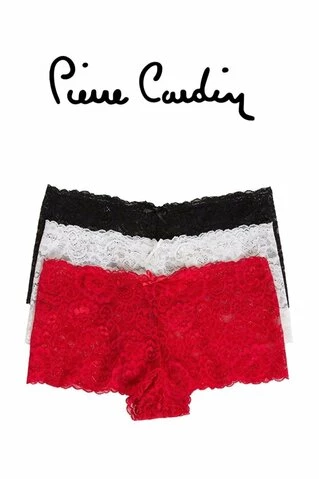 Комплект 3-х кружевных трусиков Pierre Cardin