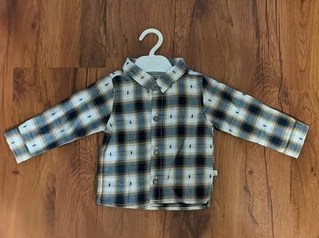 Детский костюм с рубашкой в клеточку