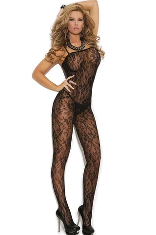 Бодистокинг с цветочным принтом