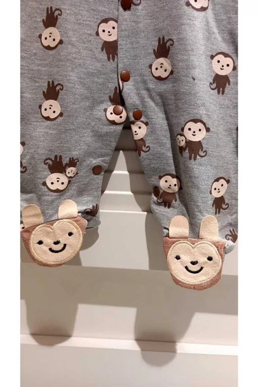 Костюм-боди с обезьянками