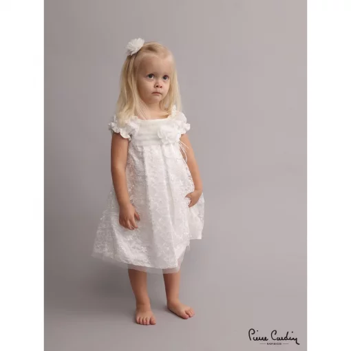 Біла святкова сукня для дівчинки Pierre Cardin
