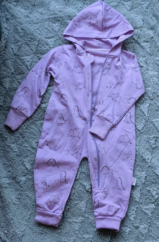 Комбинезон на змейке с динозаврами